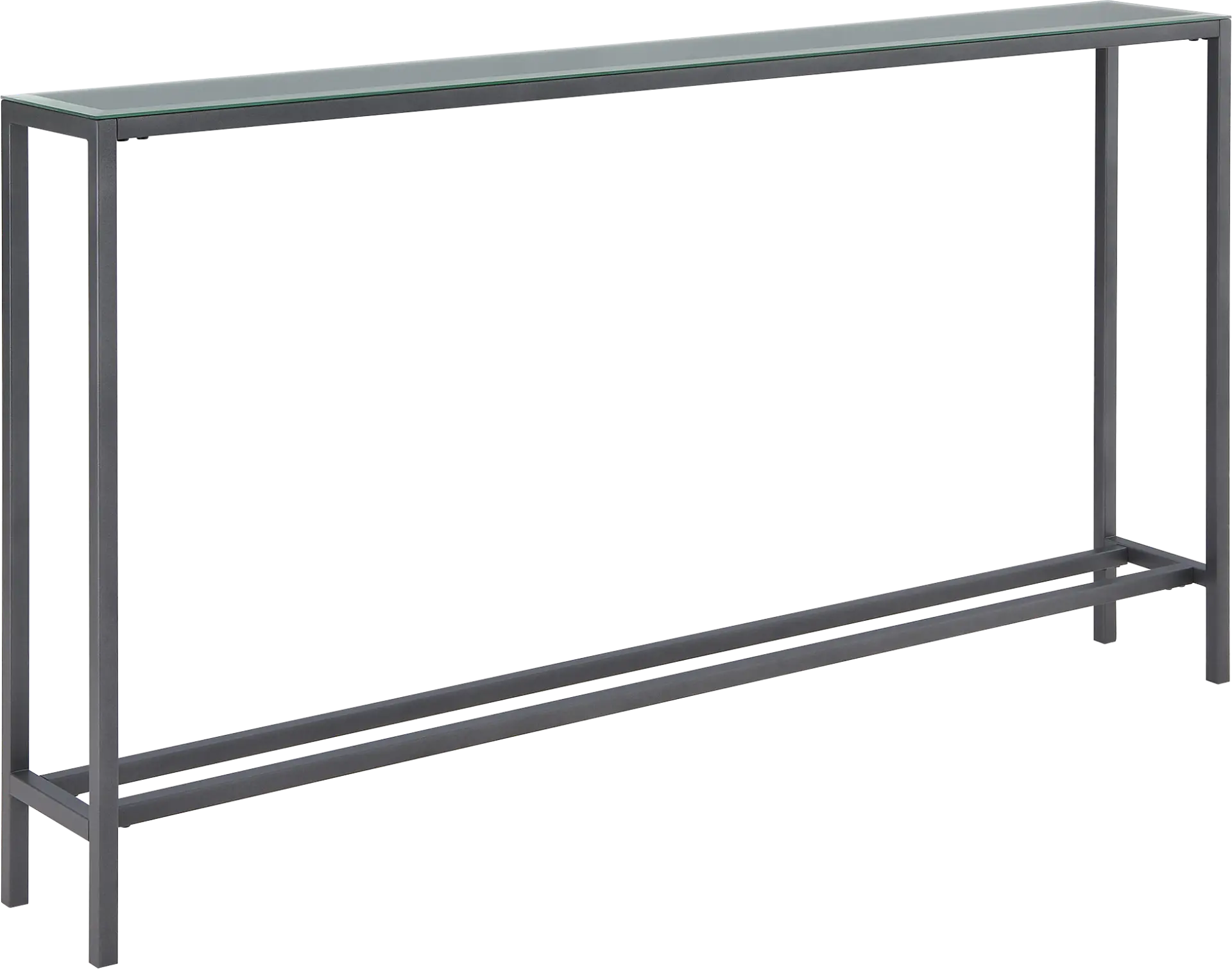 Desner Gray Console Table