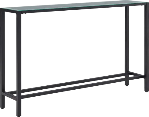 Desnet Black Console Table