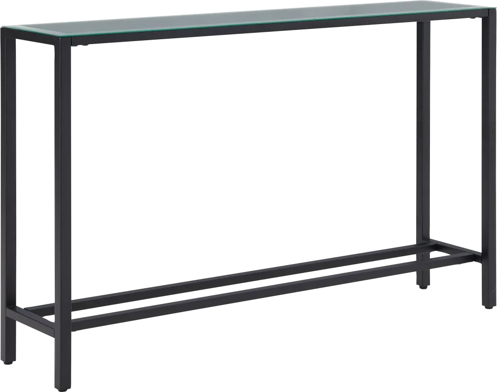 Desnet Black Console Table