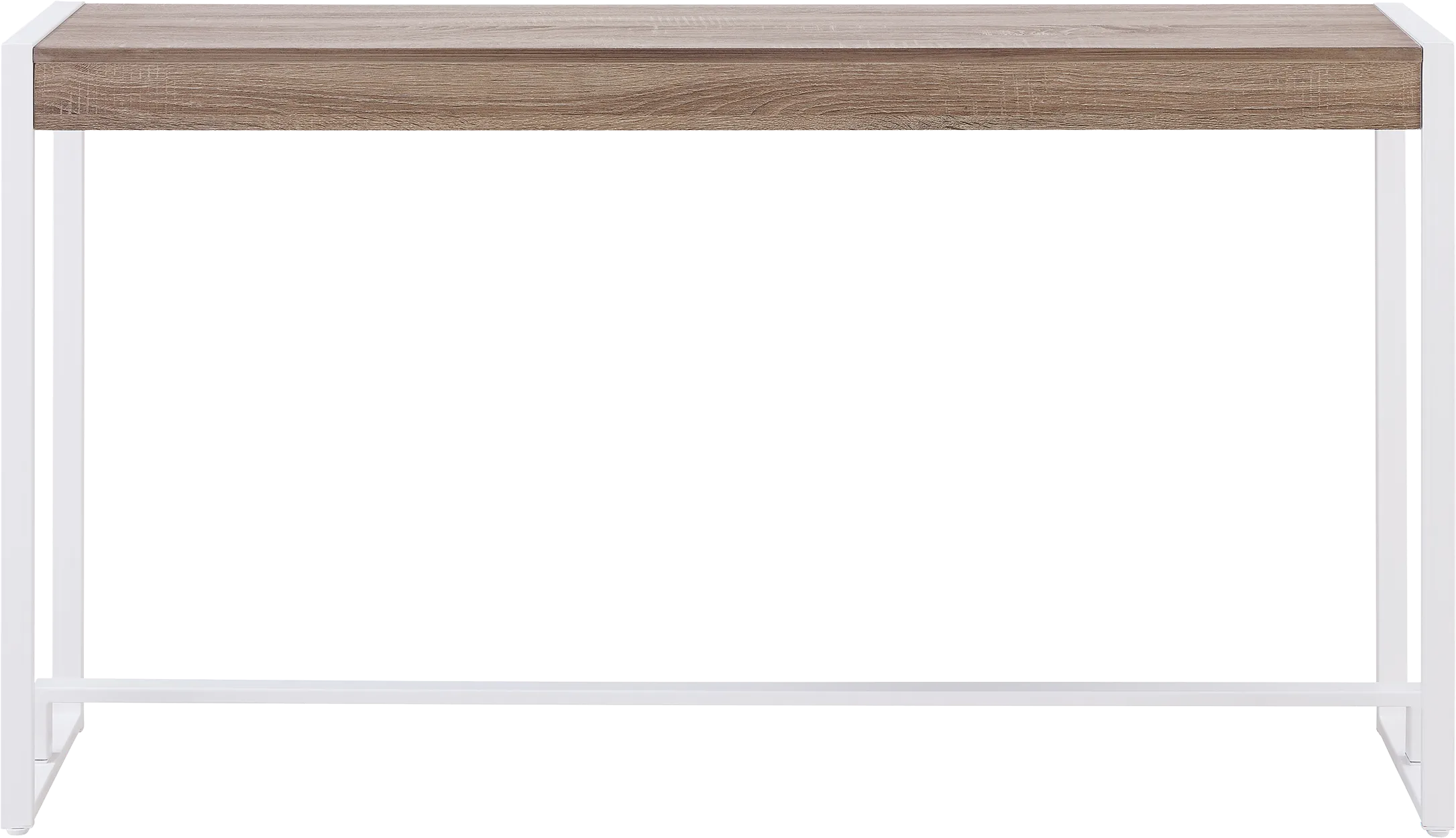 Macen White Console Table