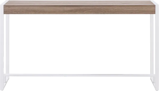 Macen White Console Table