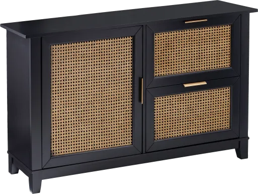Checkshire Black Accent Cabinet