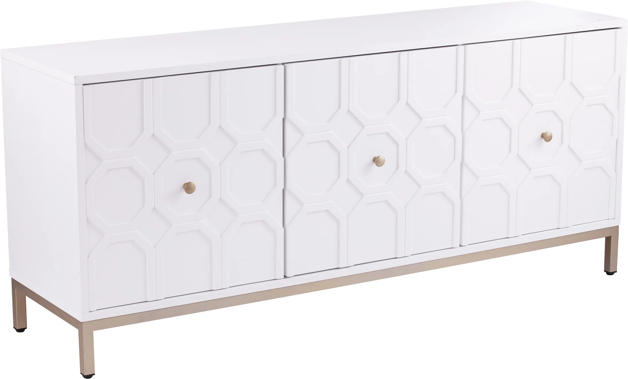 Winesap White Credenza - Thumbnail - Image 1