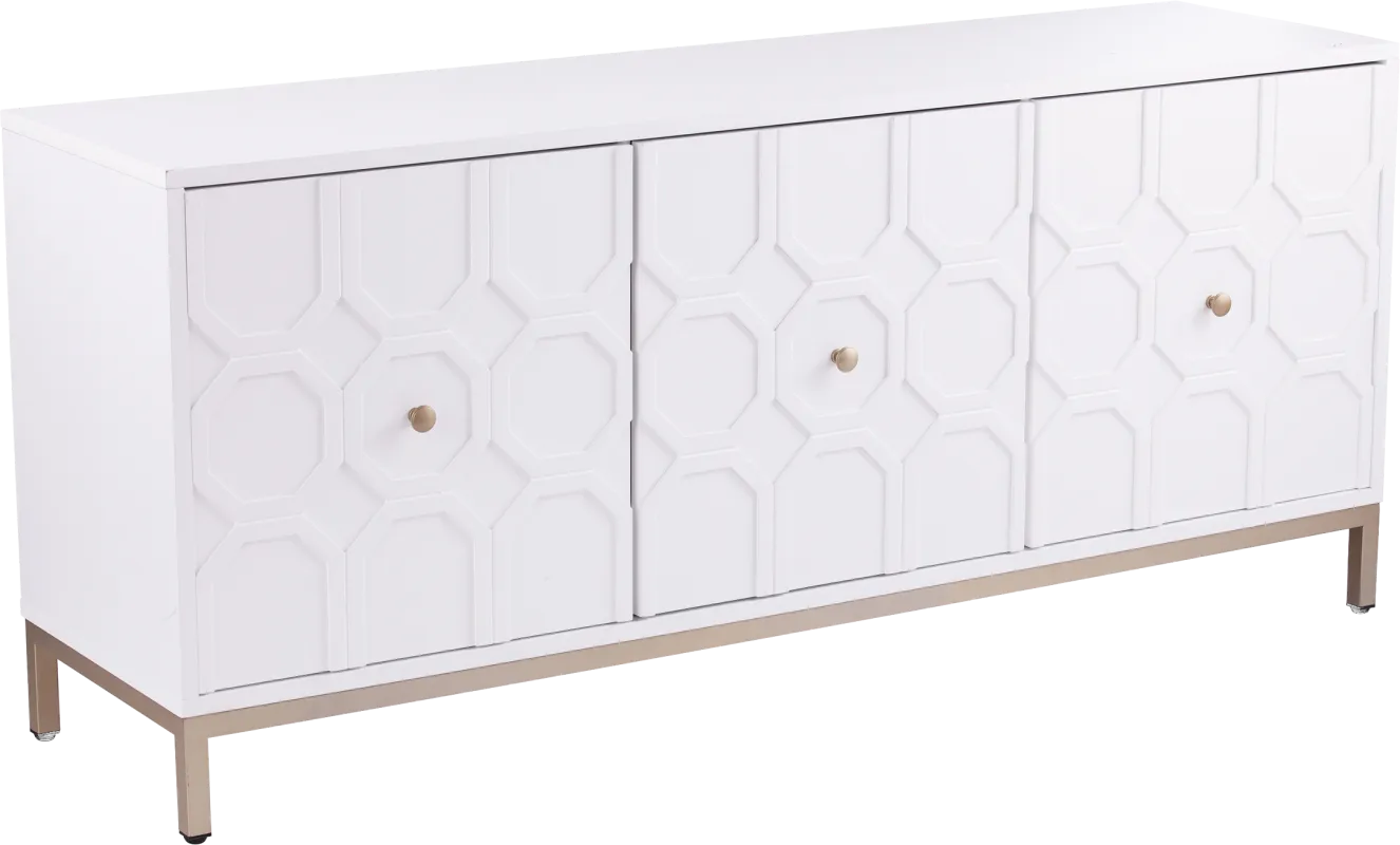 Winesap White Credenza