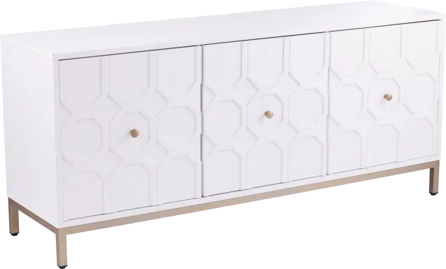 Winesap White Credenza