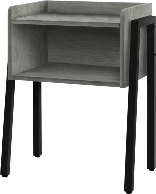 Amberstone Gray End Table