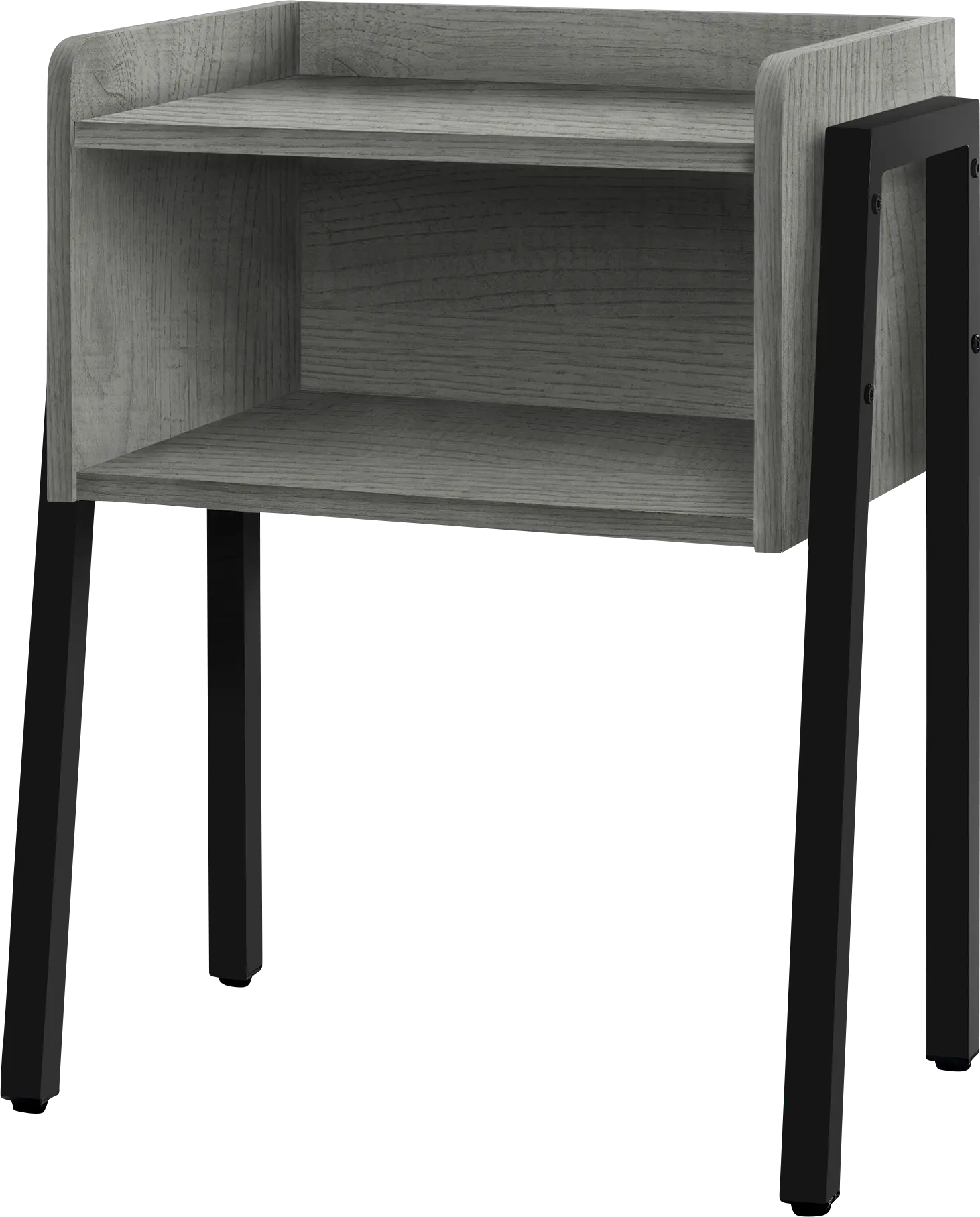 Amberstone Gray End Table