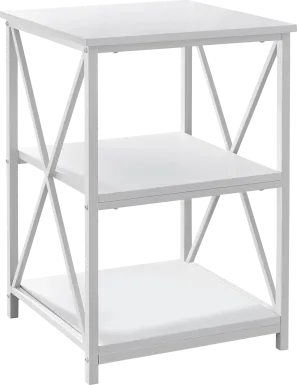 Blairstone White End Table