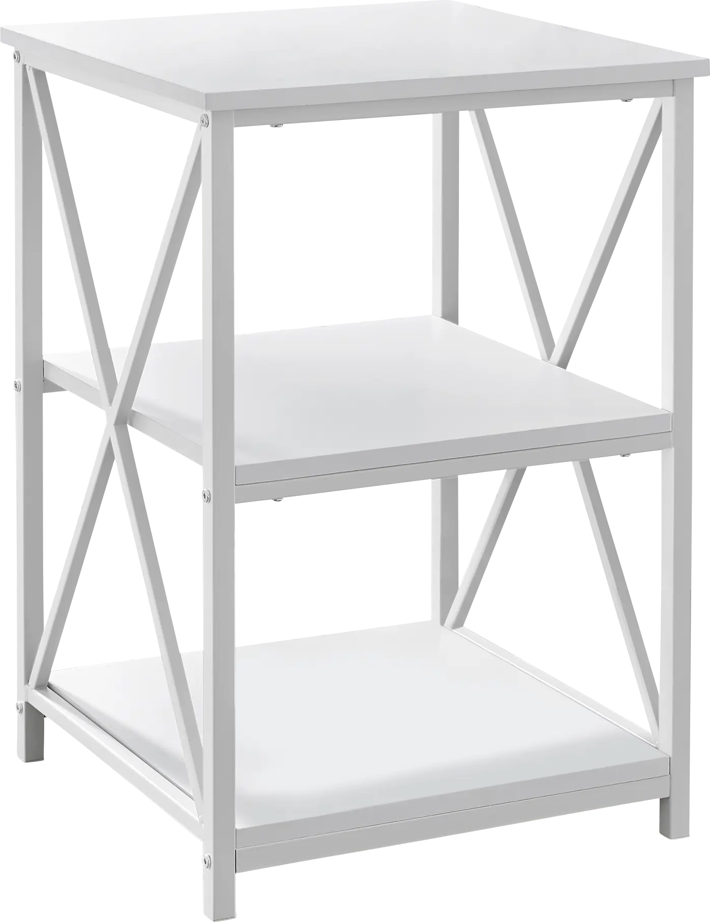 Blairstone White End Table