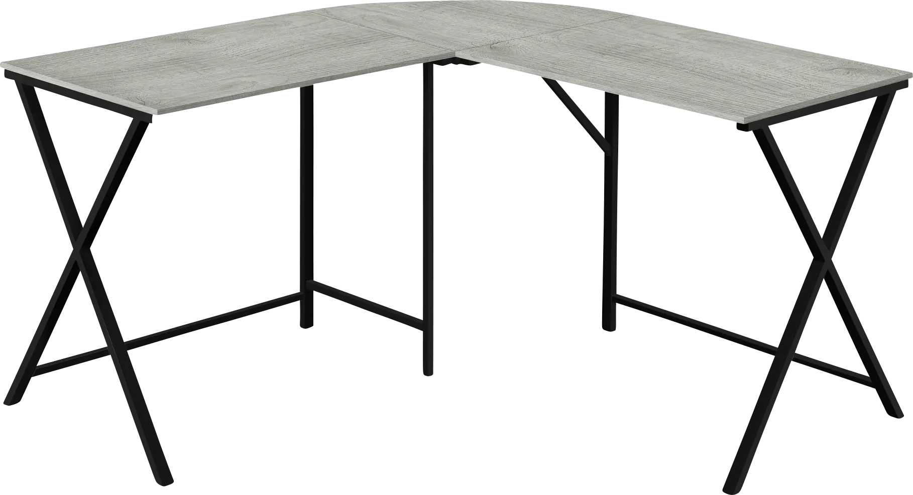 Danalyn Gray L-Shaped Computer Desk