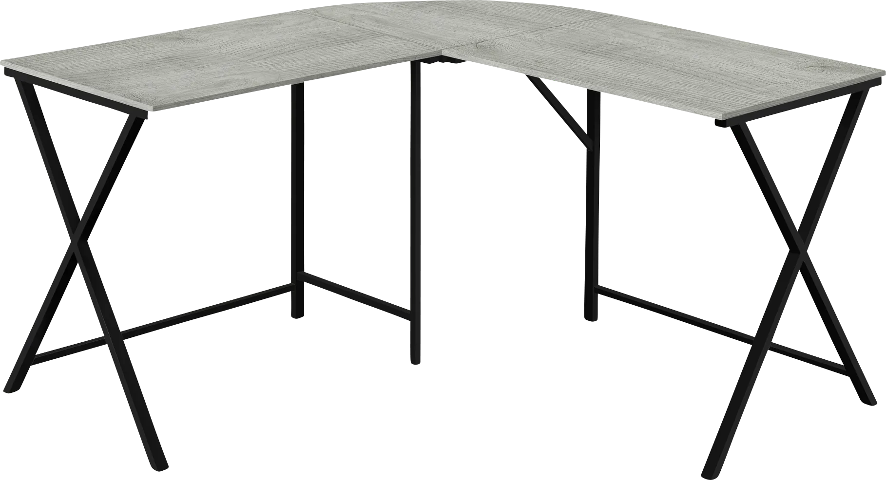 Danalyn Gray L-Shaped Computer Desk - Image 1