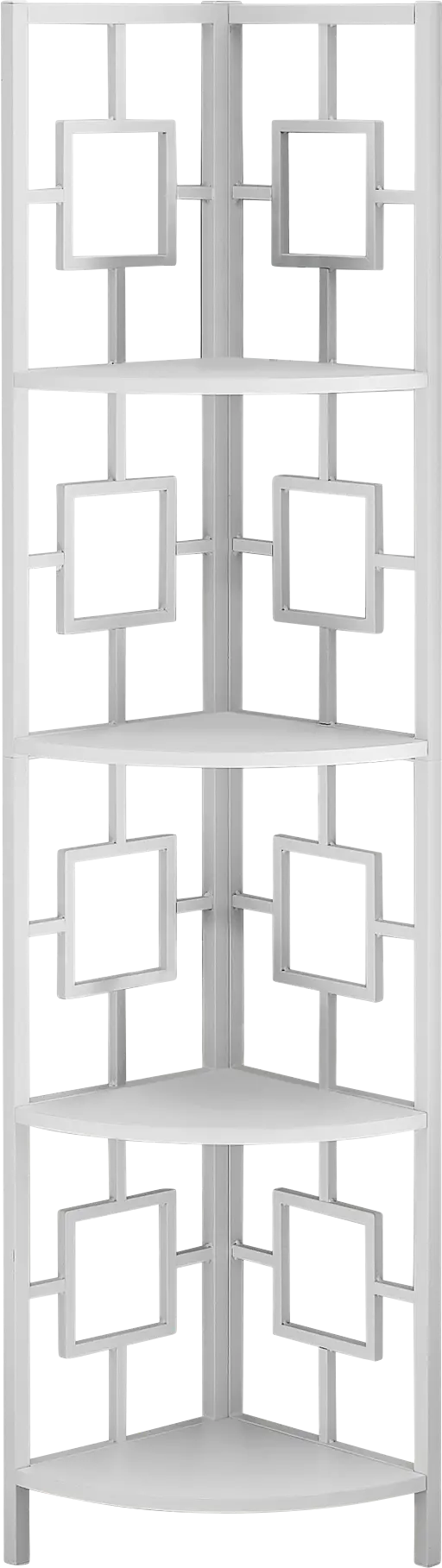 Dorminey White Bookcase