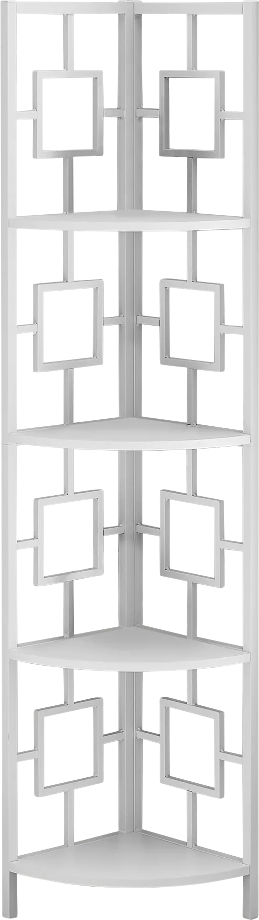 Dorminey White Bookcase - Image 1