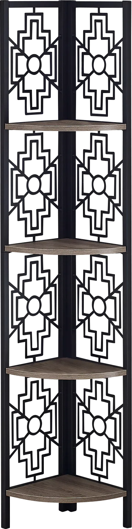 Dorminey Taupe Bookcase - Thumbnail - Image 1