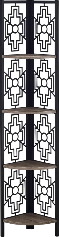 Dorminey Taupe Bookcase