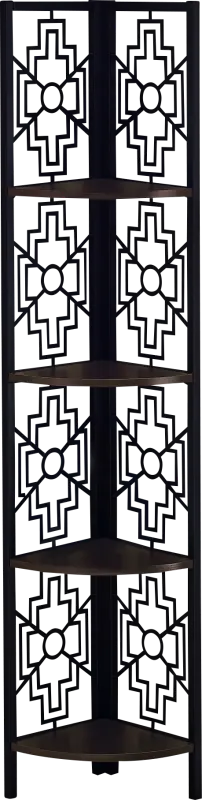 Dorminey Espresso Bookcase