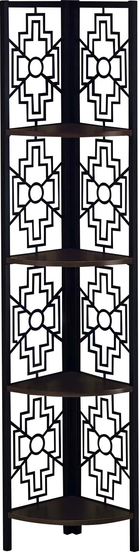 Dorminey Espresso Bookcase - Image 1