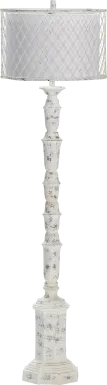 Willow Way White Floor Lamp