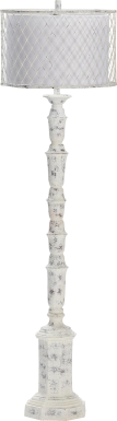 Willow Way White Floor Lamp