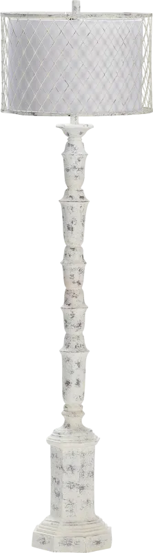 Willow Way White Floor Lamp