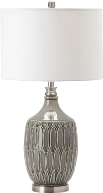 Oakridge Bay Gray Lamp
