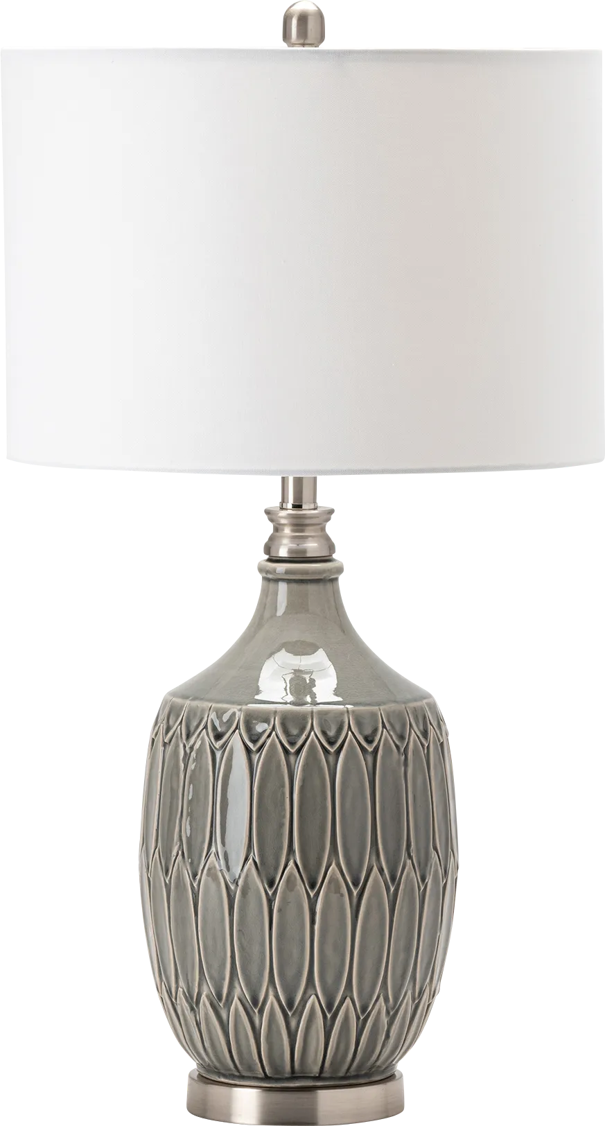 Oakridge Bay Gray Lamp - Image 1