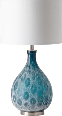 Sunrise Way Blue Lamp