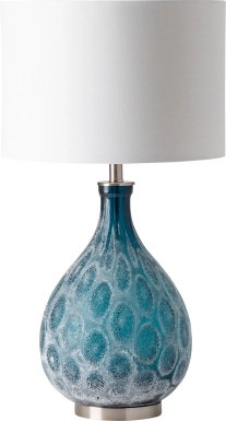 Sunrise Way Blue Lamp