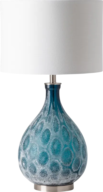 Sunrise Way Blue Lamp