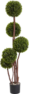 Kenia Green Boxwood Indoor/Outdoor Silk Tree