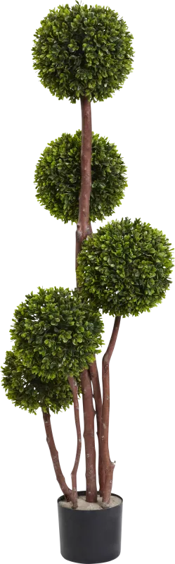 Kenia Green Boxwood Indoor/Outdoor Silk Tree