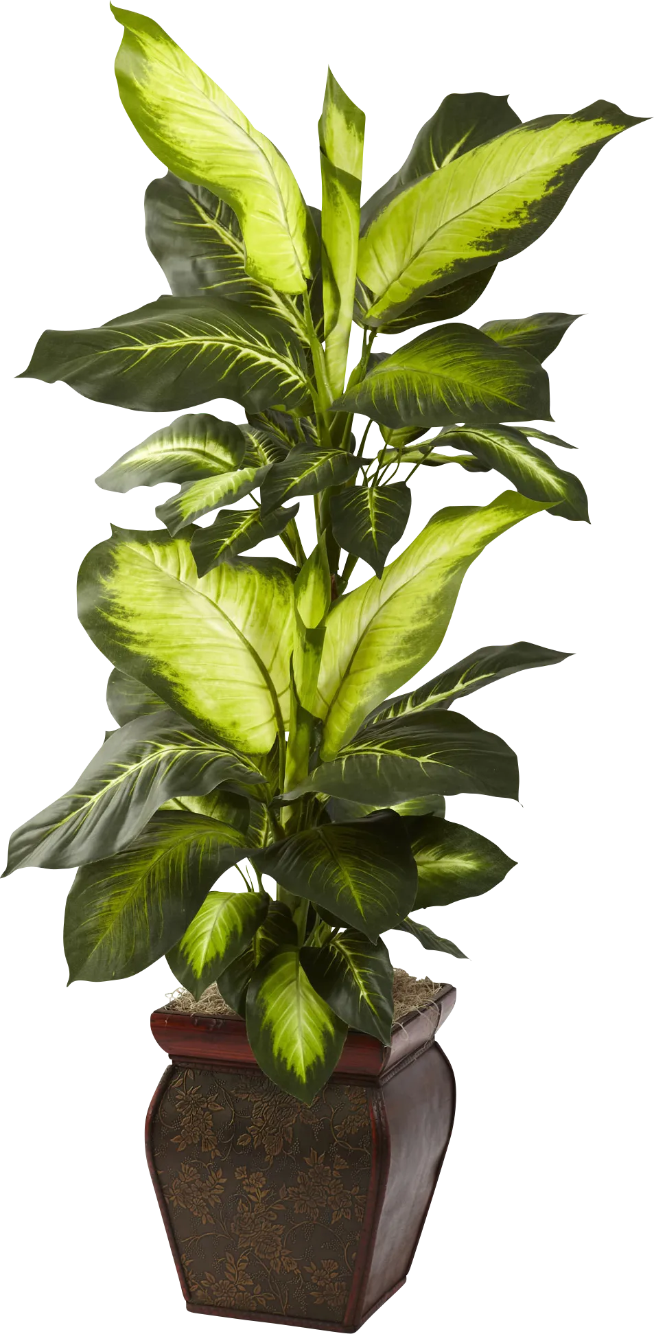 Jezelia Green Dieffenbachia Silk Plant - Image 1