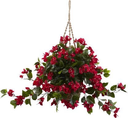 Sitara Red Bougainvillea Indoor/Outdoor Silk Plant