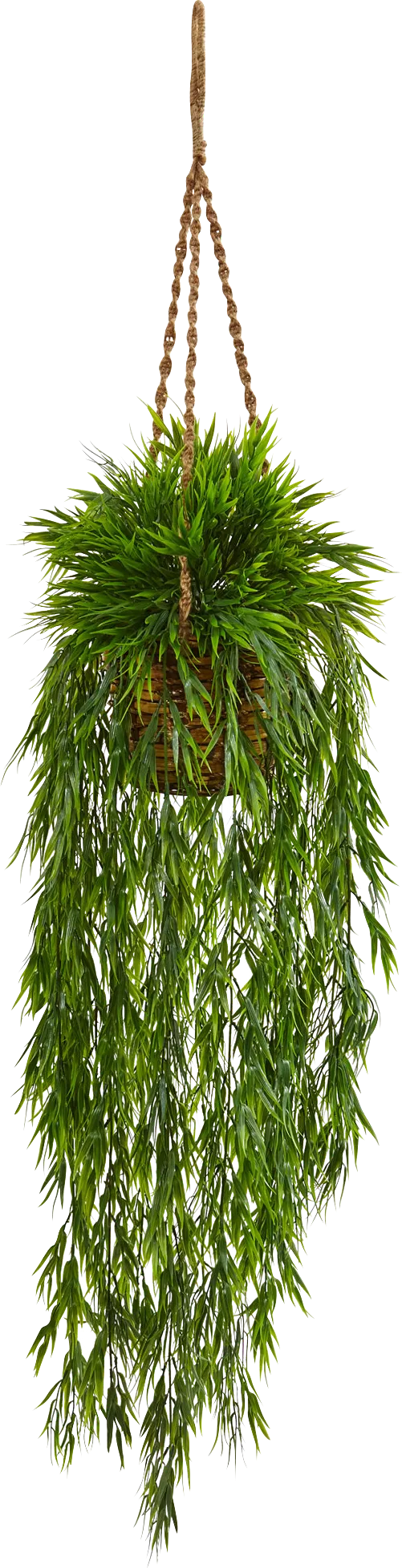 Janeli Green Bamboo Silk Plant - Image 1