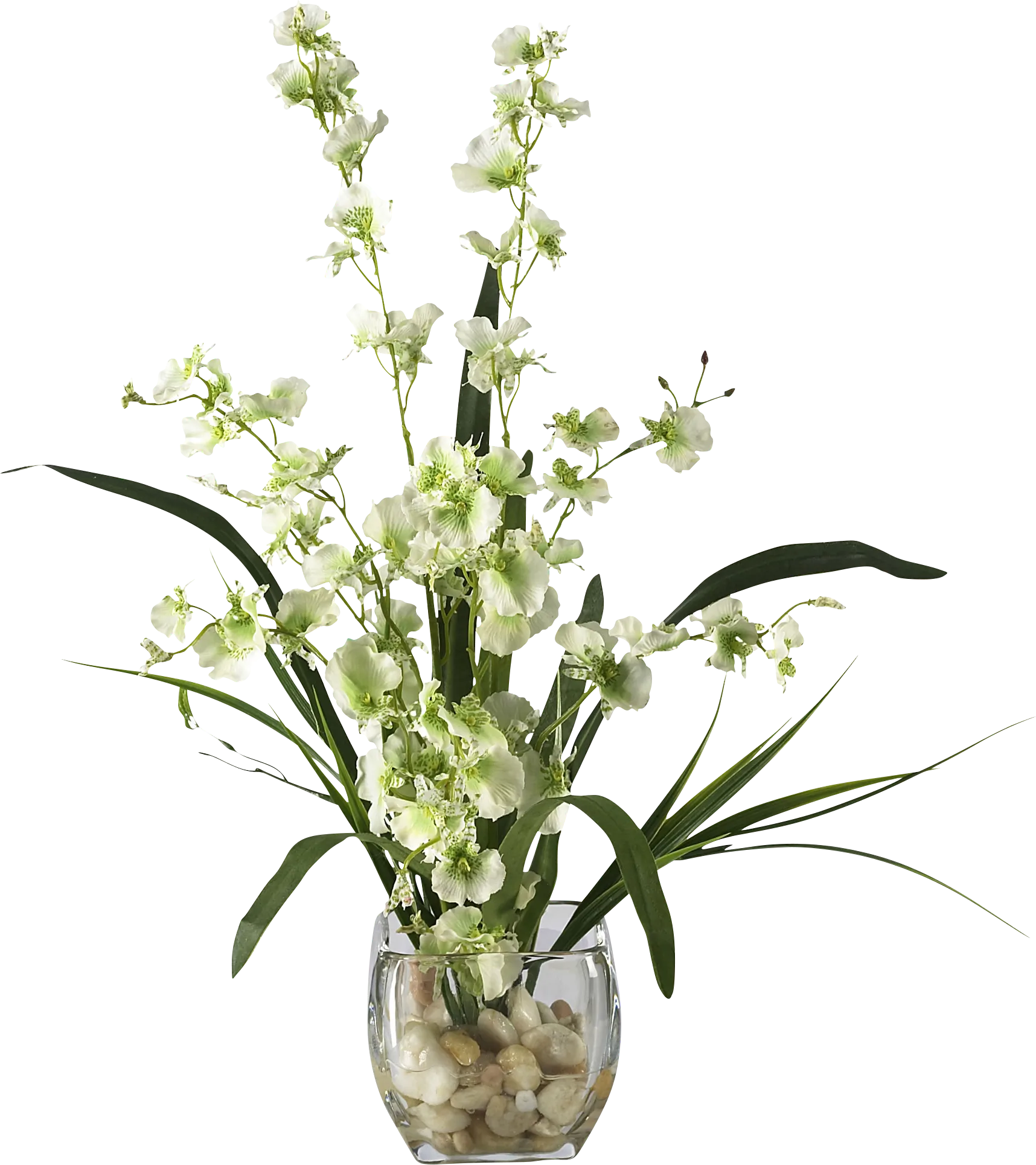 Pamella White Orchid Silk Floral - Image 1
