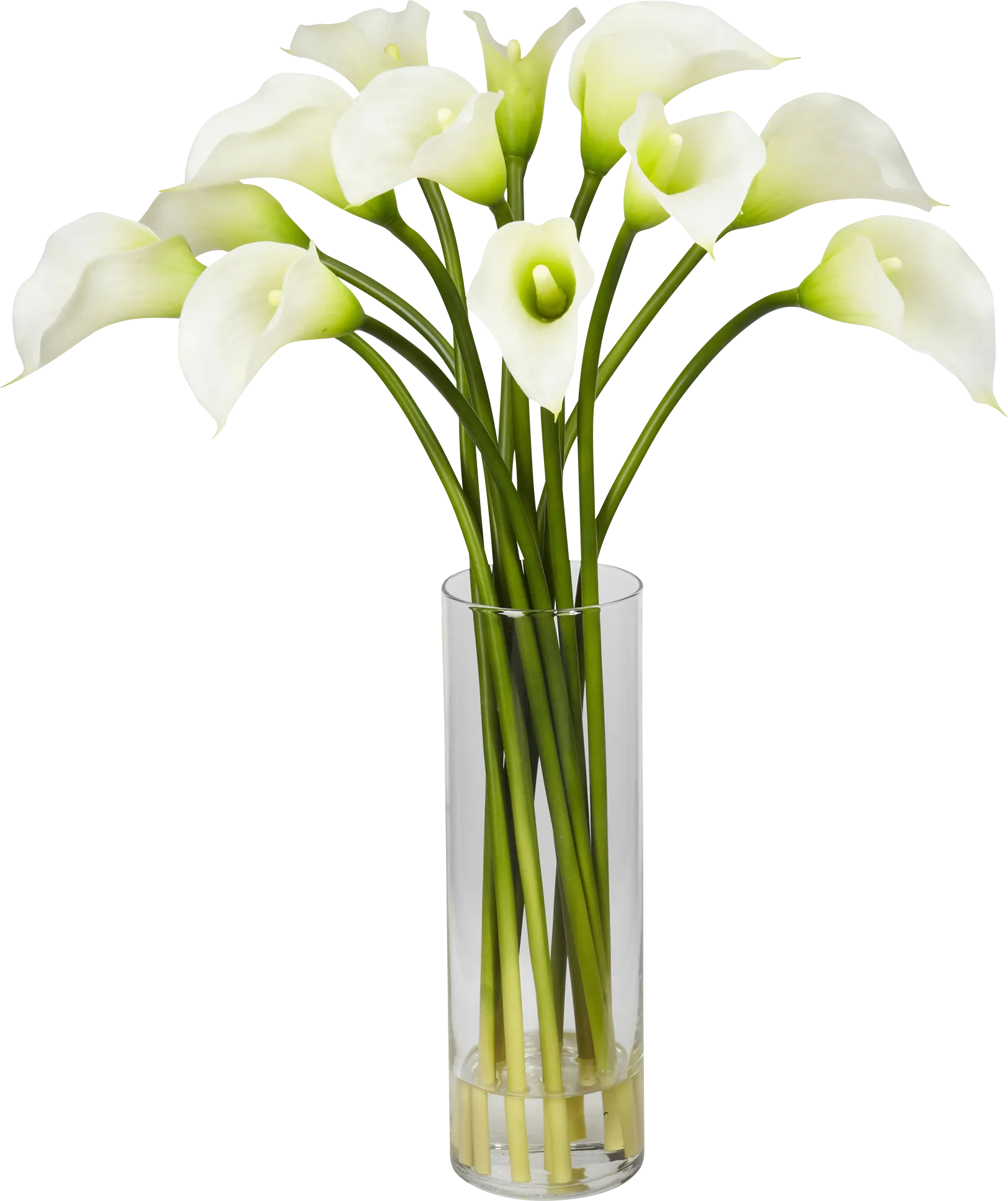 Delissa White Lily Silk Floral - Thumbnail - Image 1