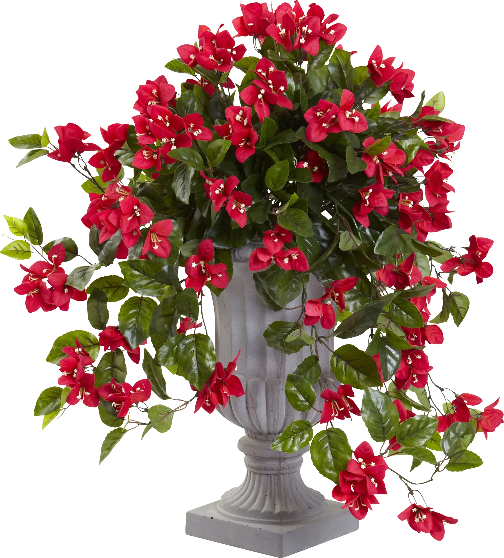 Kelis Red Bougainvillea Indoor/Outdoor Silk Plant - Image 1