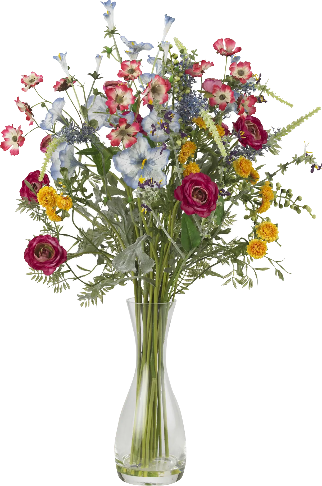 Cammy Green Mixed Silk Floral - Image 1