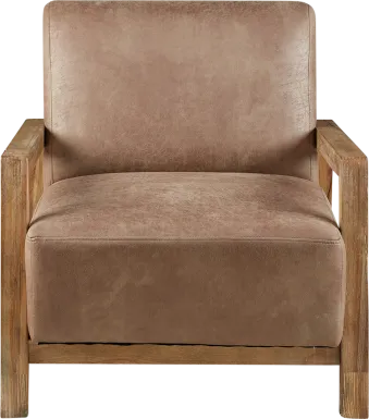 Chanterella Taupe Accent Chair