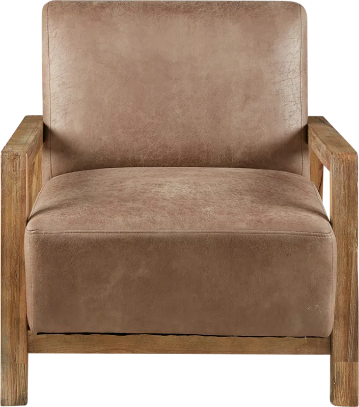 Chanterella Taupe Accent Chair
