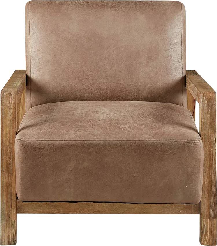 Chanterella Taupe Accent Chair - Image 1