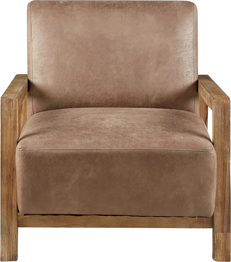 Chanterella Taupe Accent Chair