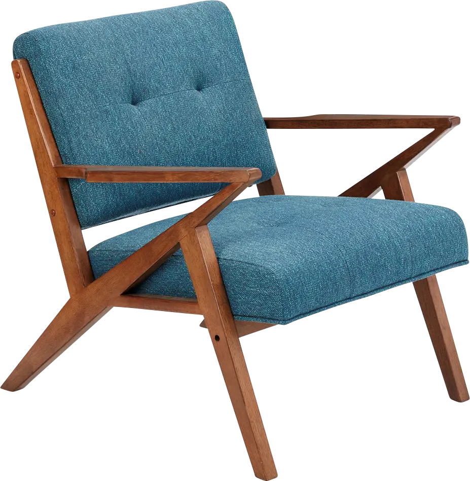 Sarann Blue Accent Chair