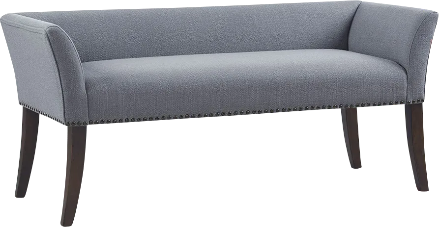 Threepine Blue Accent Bench - Image 1