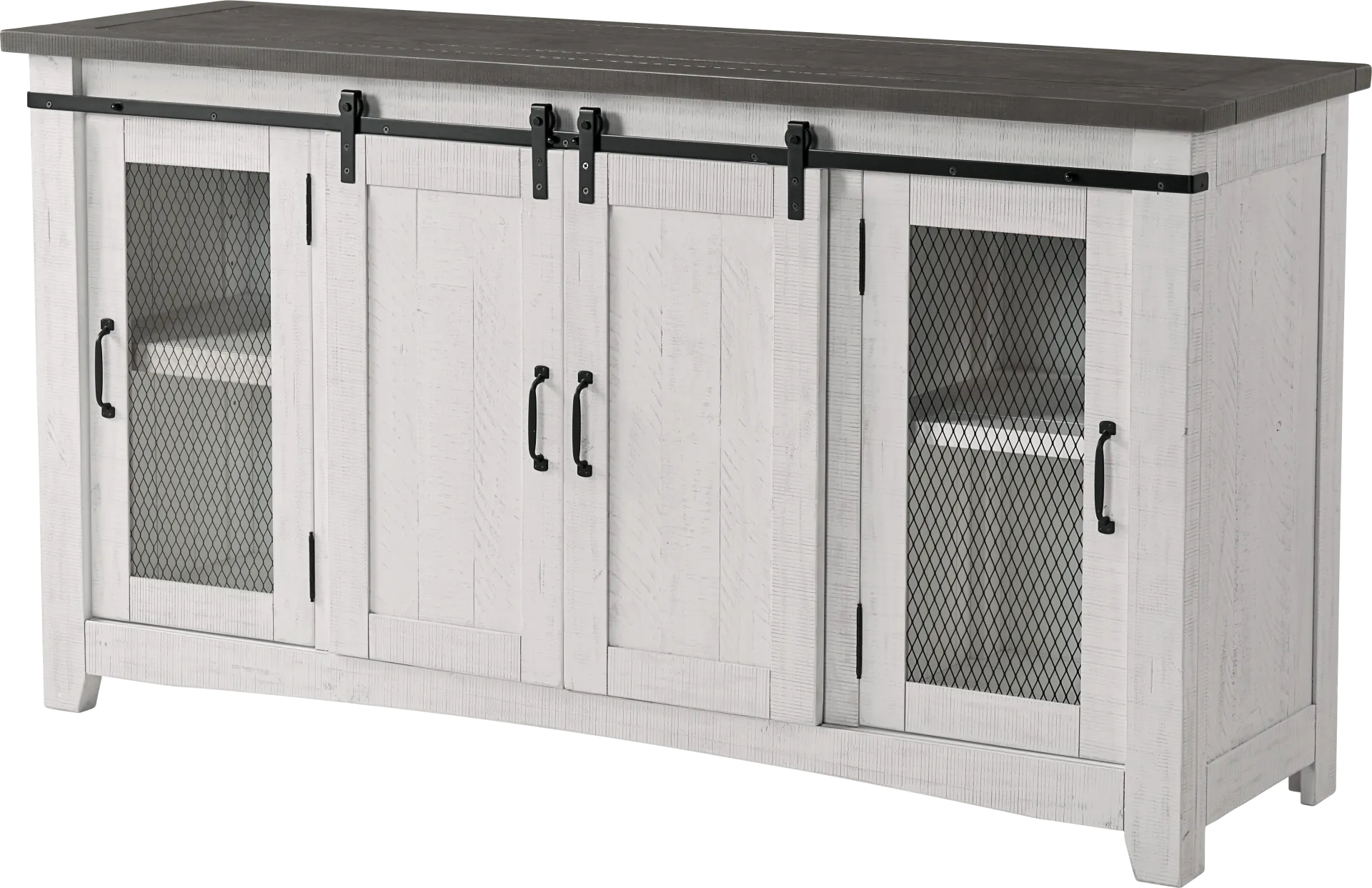 Odessa Crossing White 65 in. Console - Image 1