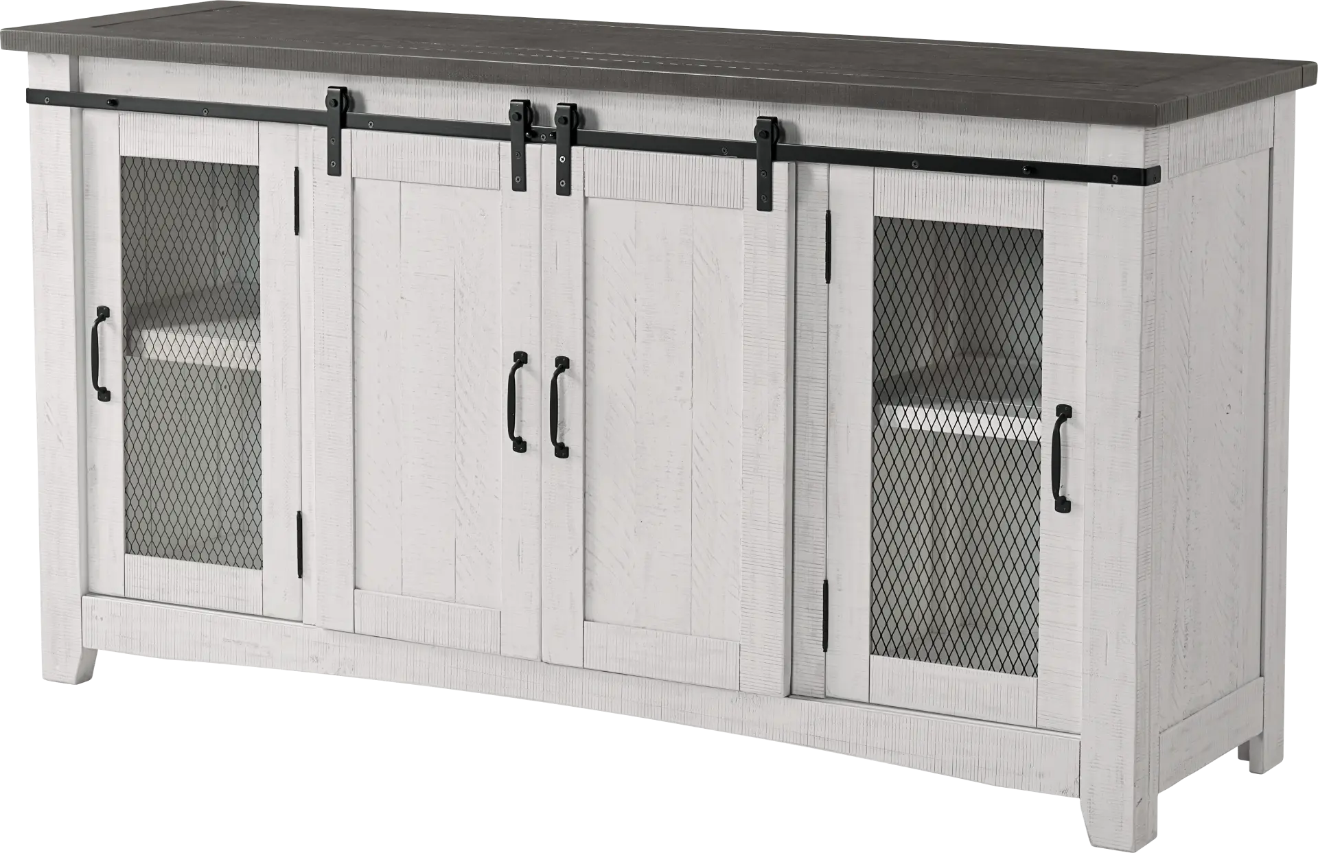 Odessa Crossing White 65 in. Console