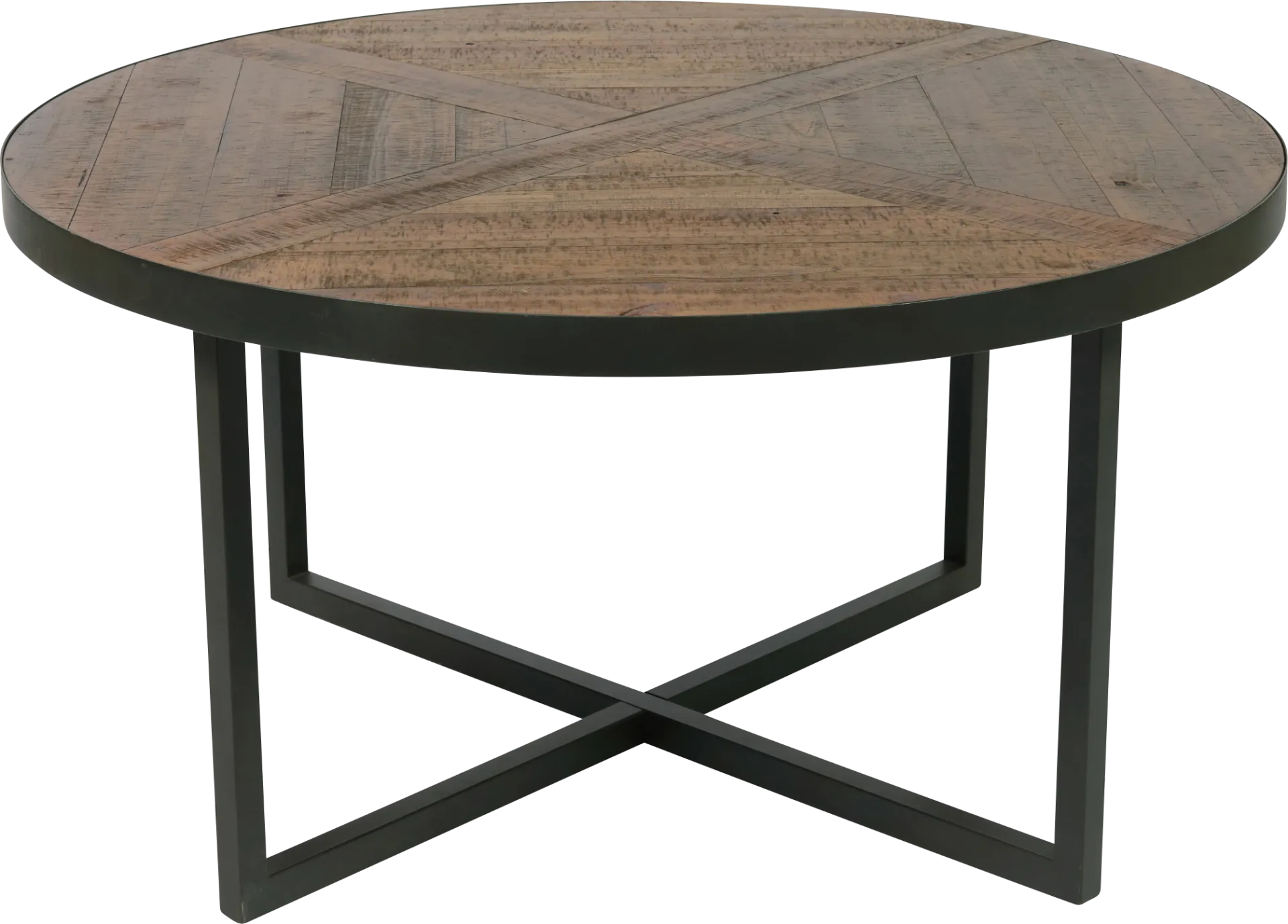 Ruder Brown Cocktail Table - Image 1