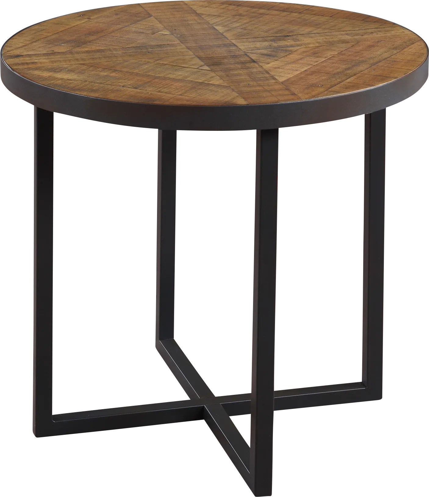 Ruder Brown End Table - Image 1