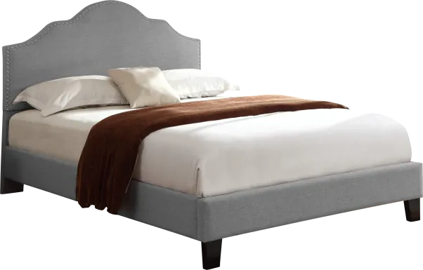 Lenosa Gray Full Upholstered Bed