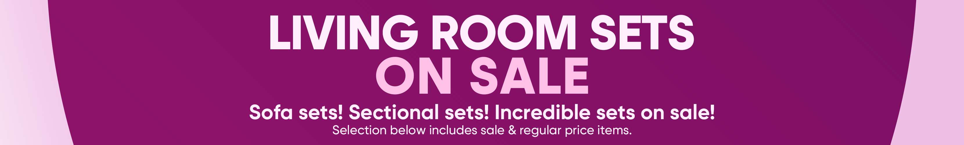 LIVING ROOM SETS ON SALE. Sofa sets, sectional sets, and incredible sets on sale!